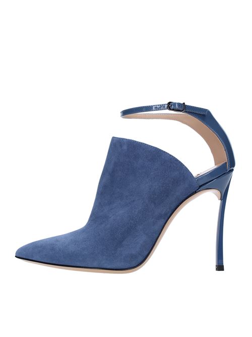 Décolleté Blade in camoscio CASADEI | 1H919T100TT00495201BLU ONTARIO